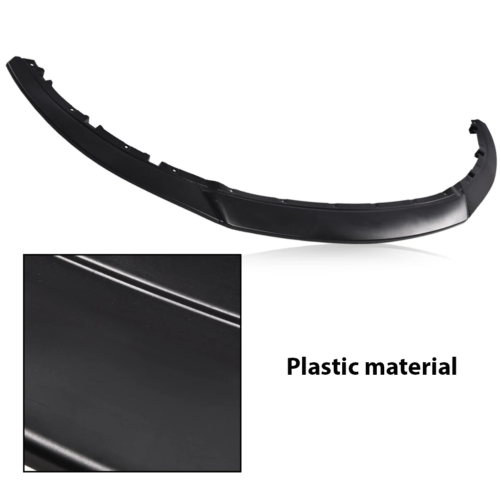 Front Bumper Spoiler Lip Chin Spoiler Body Kit Fit for 2013-2014 Ford Mustang Rp Style Abs Black Lower Splitter Protector Blade