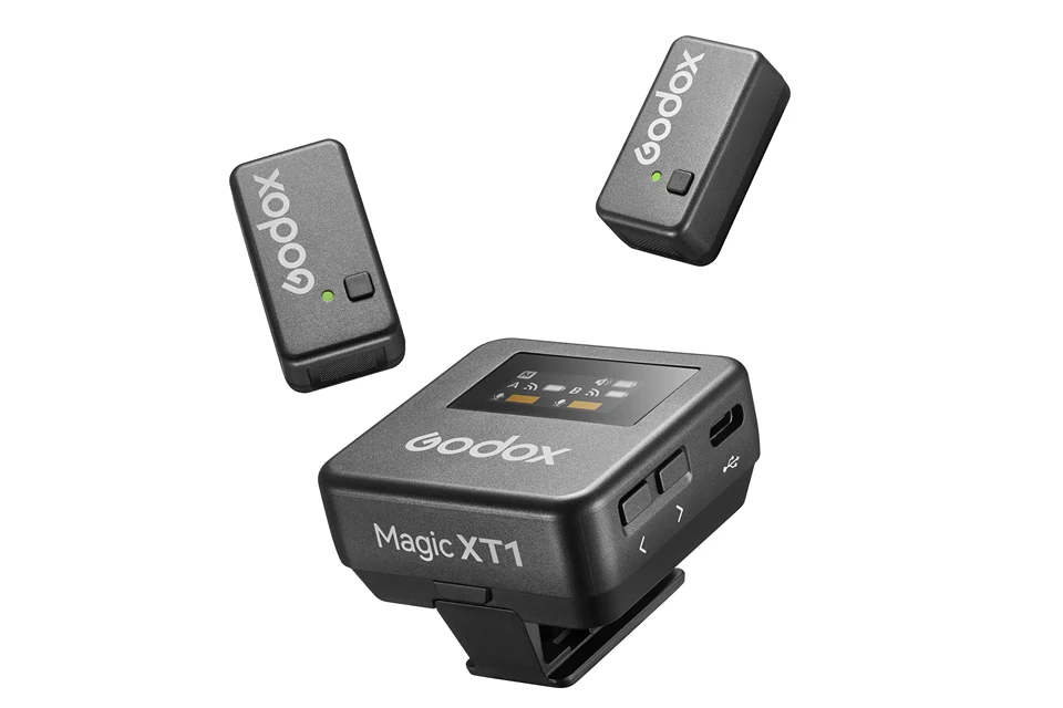 Godox-魔法のワイヤレスマイクシステム,xt1,最大200m,オーディオ処理 