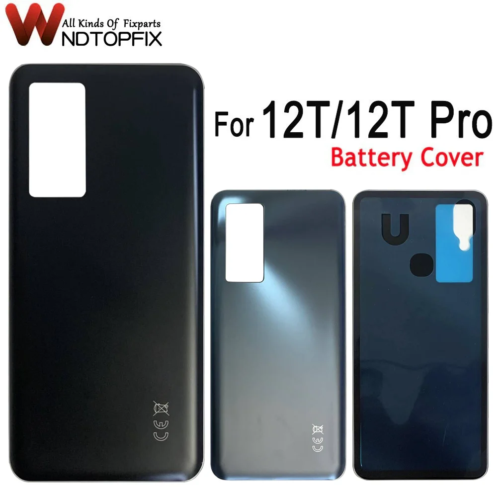 

6,67 дюйма для Xiaomi 12T Φ 22071212AG, задняя крышка, сменный задний корпус Mi12T для Xiaomi 12T Pro 22081212UG, крышка аккумулятора, копия