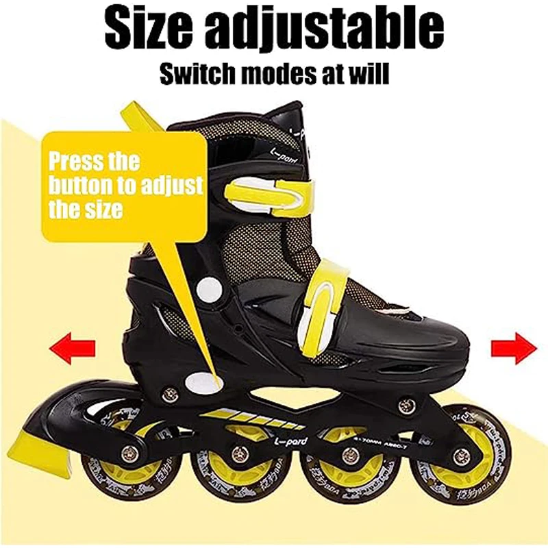 Adults/Kids/Child Youth Kangaroo Shoes Jumping Stilts Fitness Exercise, Anti-Gravity Running Boots,Yellow lnline Skates