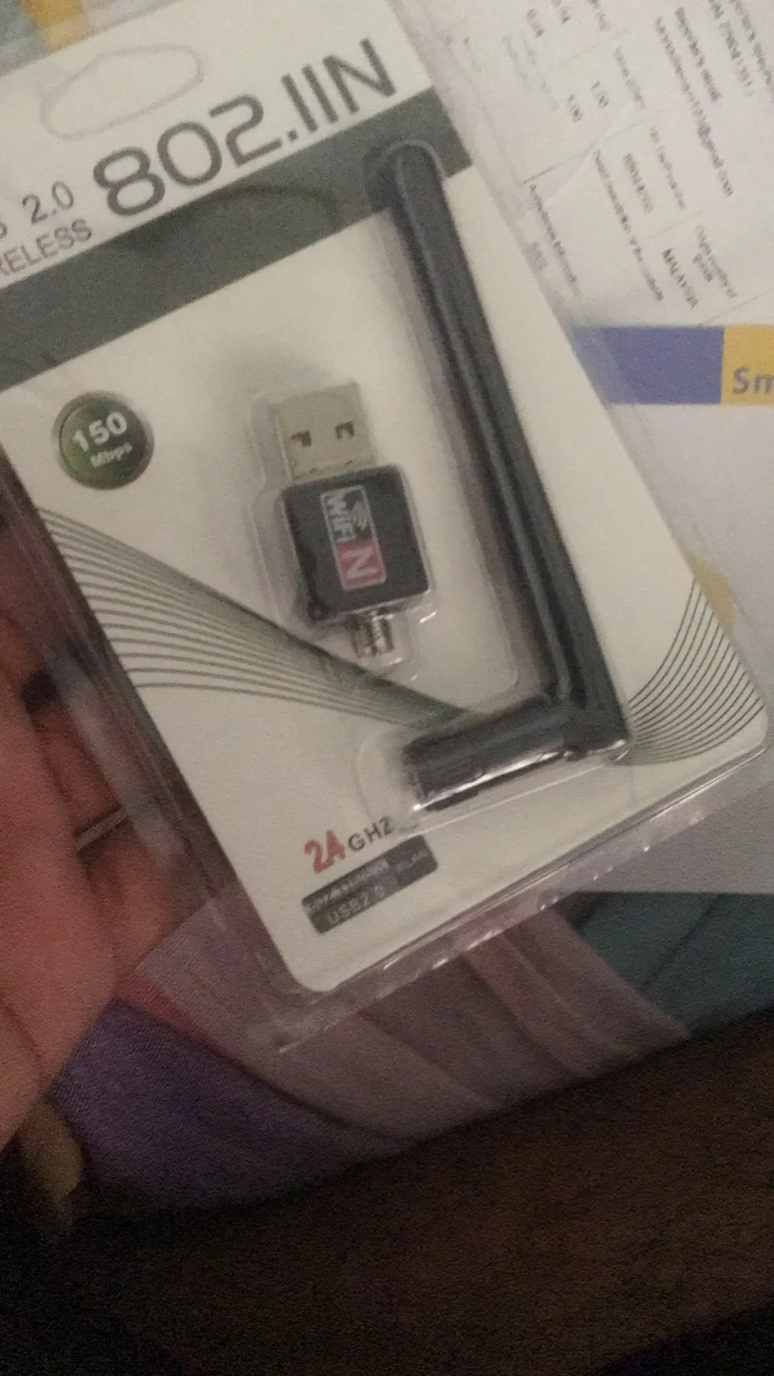 WiFi Wireless Network Card USB 2.0 150M 802.11 b/g/n LAN Adapter with rotatable Antenna for Laptop PC Mini Wi-fi Dongle photo review