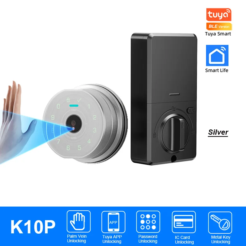 راي كيوب K10P قفل باب براحة اليد