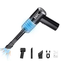Aspirateur à main multifonctionnel, aspiration puissante de 120 W, aspirateur sans fil pour voiture, sol et maison, mini collecteur de poussière de 50 ml, sec et humide, recharge USB 5 V, batterie au lithium de 4000 mAh, double usage maison et voiture, pour voitures, maisons, bureaux, camping 6