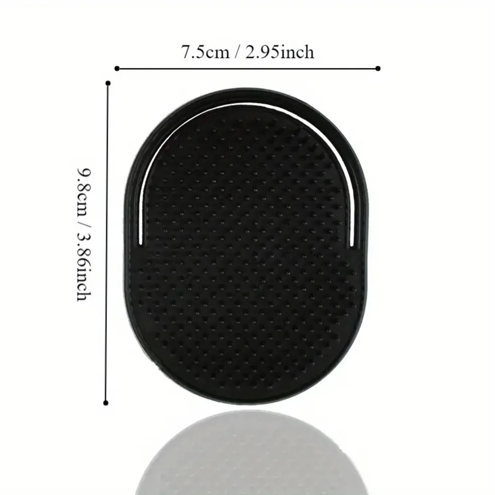 2pcs Multifunctional Pocket Hair Brush Small Light Palm Grip Comb Massage Brush Comb For Man Portable For Home Travel Best Sellers In Beauty & Health