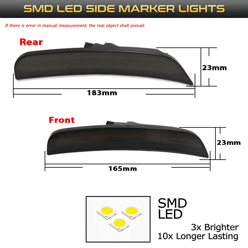 Chrysler 300 2015–2021 LED Side Marker Lights 4