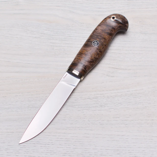 Knife Tourist Finski-2 Elmax Stable Karelian Birch Neizilber Lemax