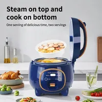 Mini cuiseur à riz électrique 1,8 L, multifonction, antiadhésif, intelligent, mécanique, pour la maison, cuiseur vapeur, pot à riz pour faire bouillir de l'eau, des soupes de riz 1