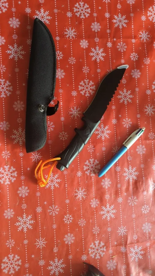 Venda quente faca de acampamento facas de caça lâmina fixa faca reta lâmina fixa faca tática faca bowie com bainha completa tang photo review