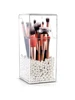 Transparent Acrylic Makeup Brush Holder Makeup Organizer Cosmetic Holder Pencil Lipstick Desk Container Table Makeup Storage Box 2