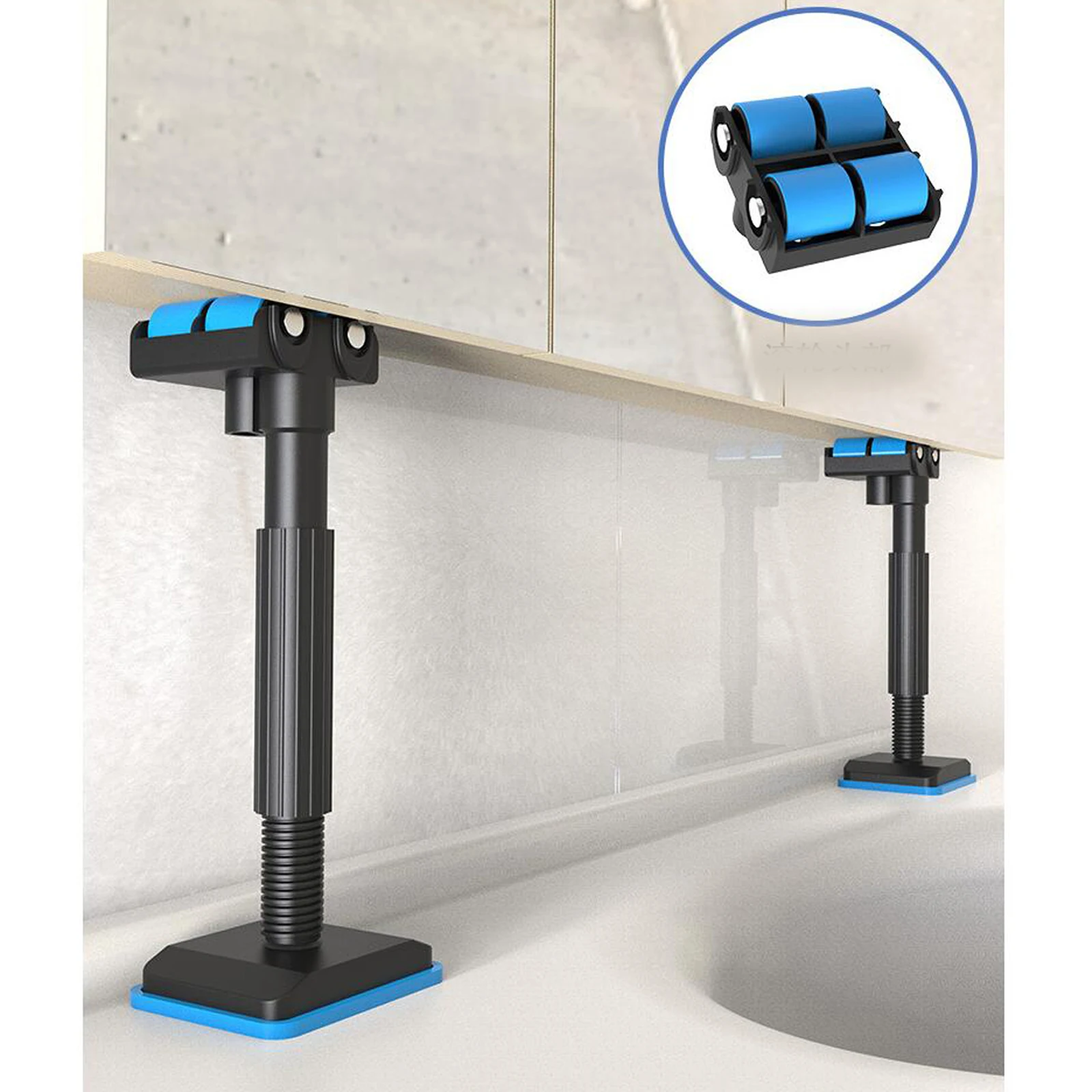 Bathroom Cabinet Door Install Support Frame Woodworking Installation Lifting Support Tools Adjustable for Bathroom Cabinet