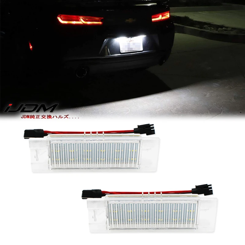 2pcs Car License Number Plate Light For Vauxhall Opel Astra H J