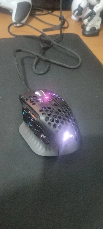 SOLAKAKA SM809 Wired RGB Gaming Mouse 22800 DPI MMO photo review