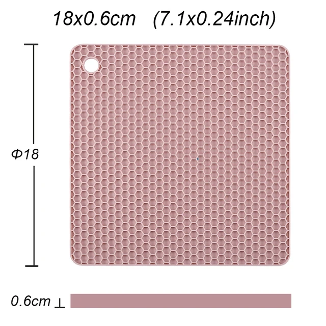 25 Stile Silikonmatte 230 °C hitzebeständig Esstisch Tischset rutschfest Topflappen Tassenuntersetzer Küchenzubehör TABL PAD_voghion.com