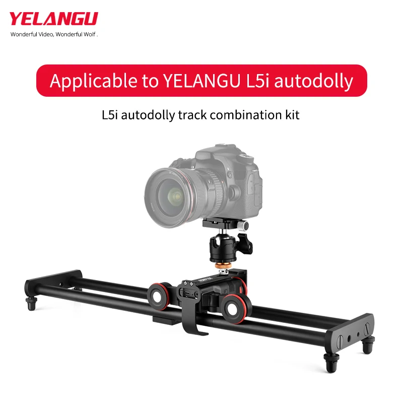 Description Picture 2 of itemYELANGU L5i Car Rail Systems Camera Slider Dolly Time Lapse Electric Motorized Dolly Car For Camera Phone Camcorder DSLR