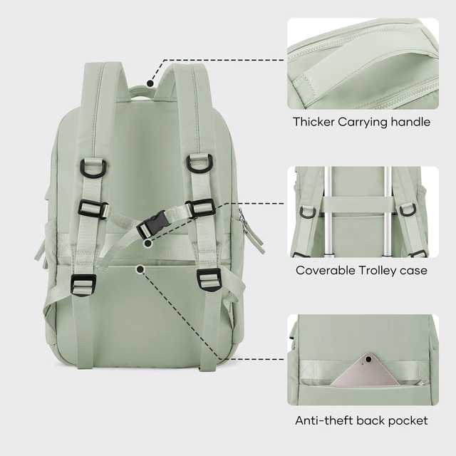 Laptop Backpack for Women Men Travel Backpack With USB Charging Port Waterproof Business Backpack Doctor College Computer Bag 5
