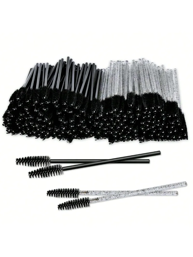 100pcs make up kit Mascara Wands Lip Brushes Disposable Eyelash Mascara Eyebrow Brushes Applicator Makeup Cosmetic Brush 3