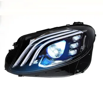 Car Headlight Led Daytime Running Lights For Mercedes-benz E Class W213 2016-2020 Streamer Turn Signal Front Lamp Assembly