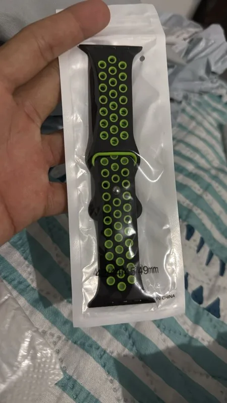 Correa para Apple Watch Band 46mm 44mm 49mm 45mm 40mm 41mm 38 42mm correa pulsera transpirable iwatch serie 10 8 SE 7 6 5 9 Ultra photo review