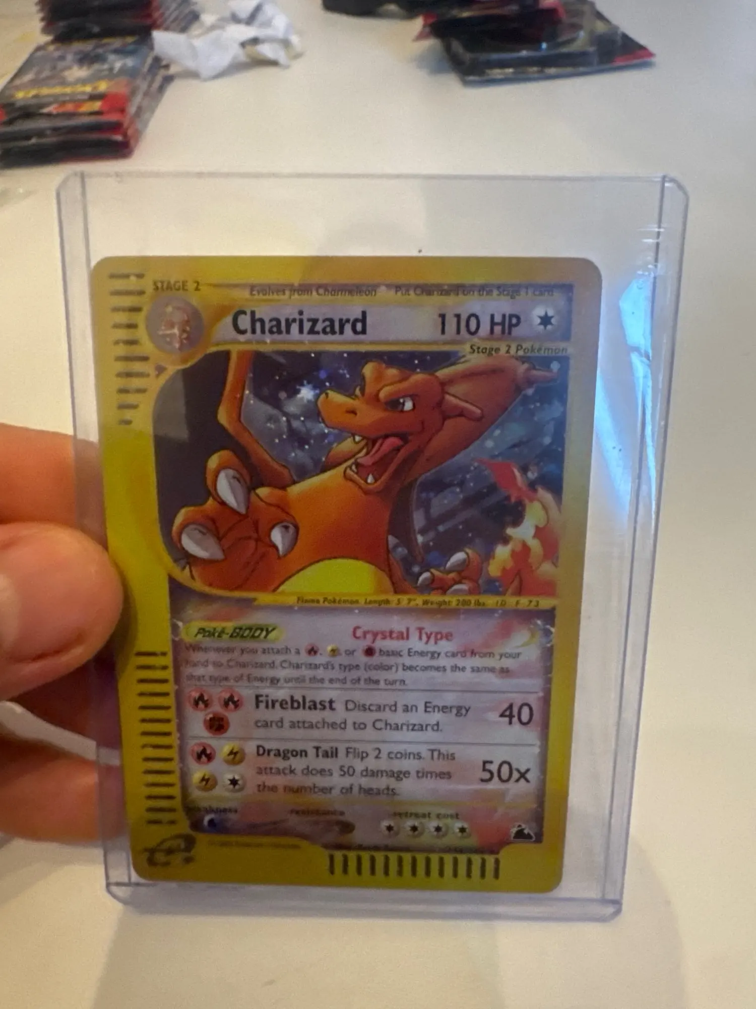 Pokémon Charizard 120HP Trading Cards Set - 4 Rare Collectible (40