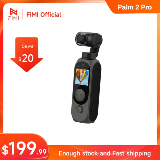 FIMI Palm 2 Pro 3-axis Stabilized Handheld Camera Gimbal Stabilizer  estabilizador celular 4K 30fps camera