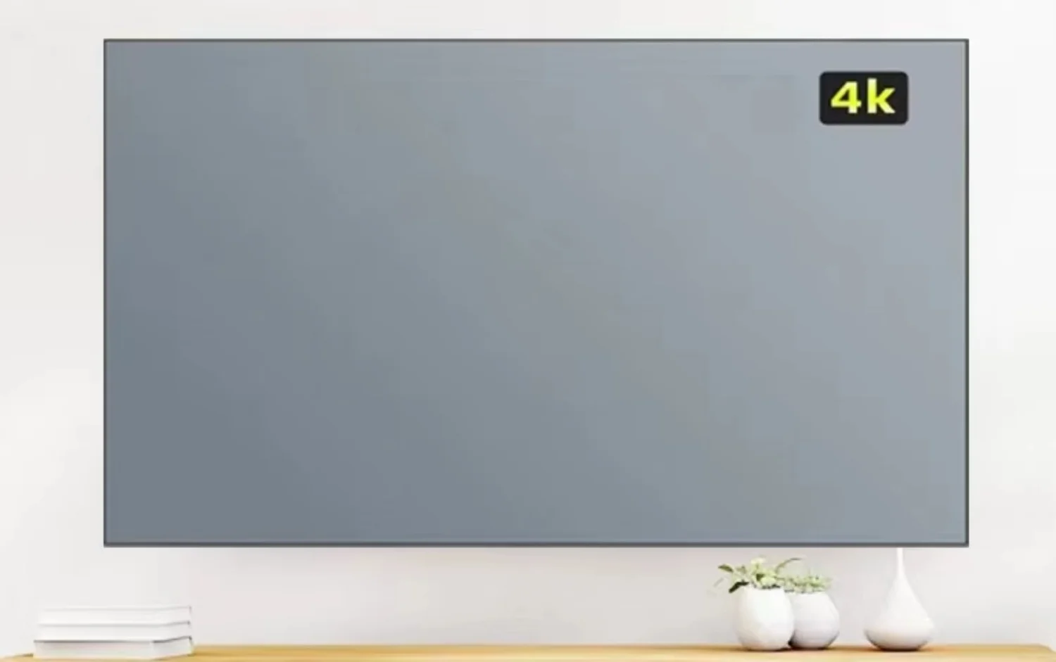 60-120 inch Projector Screen Wall Hanging ALR High Gain Anti Light Portable Outdoor Cinema Projection Screen For 4K Projector projector screen projection screen