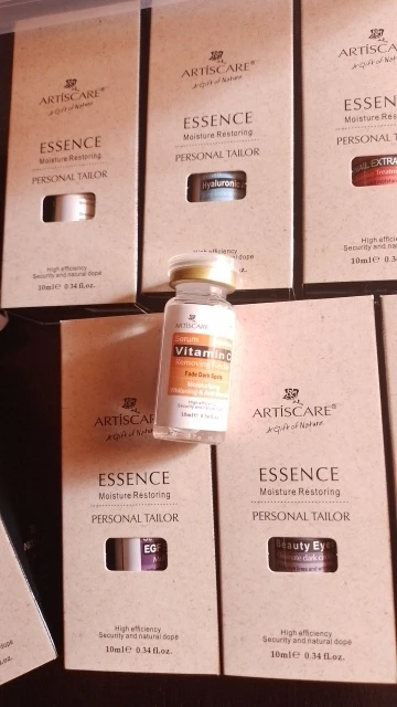ARTISCARE Serum för Ansiktsblekning Anti Rynkor 8 ST Hyaluron Acid Anti Aging Vitamain C Essence Acne Hudvård Ansiktsprodukt photo review