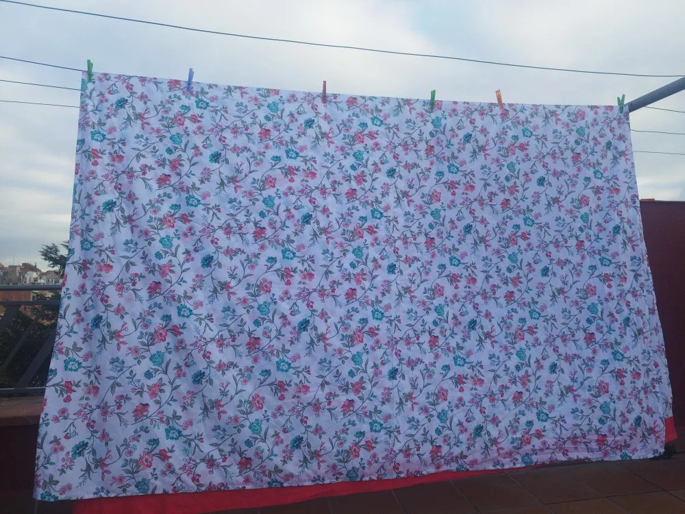 NATURALS - Juego de Sábanas Estampadas 3/4 Piezas - 3 Modelos Diferentes - 50% Algodón 50% Poliéster Extra Suave - 144 Hilos - Incluye Sábana Bajera + 1/2 Fundas de Almohada - Cama 90/105/135/150/180 photo review