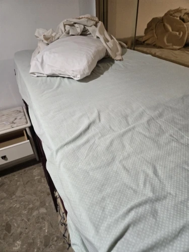 GREATOYAR Juego de Sábanas, Set de Sabanas con 3 Piezas, Sábana Bajera Ajustable, Sábana Encimera y Funda de Almohada Larga, 3 Piezas, 100% Poliéster, para Cama 90x190cm, para Cama 90x200cm, Azul photo review