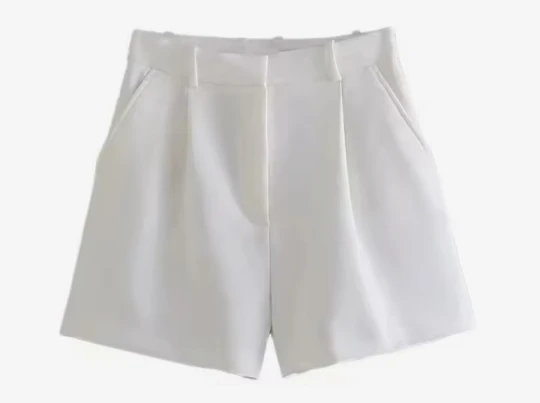 Women’s Vintage High-Waist Bermuda Shorts photo review