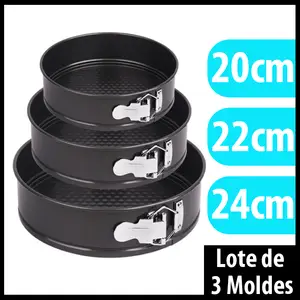 moldes de silicona para reposteria gelatina grandes accesorios para hornear  3pc