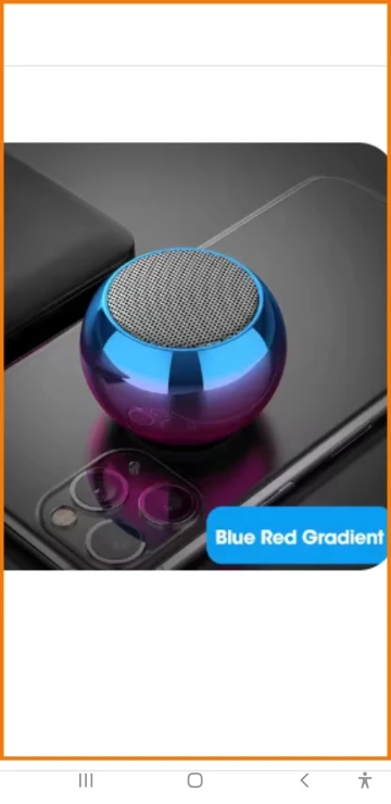 Wireless Bluetooth Speaker Portable Small Steel Gun Metal Heavy Stereo Surround Subwoofer Outdoor Mini Bluetooth Small Speaker photo review