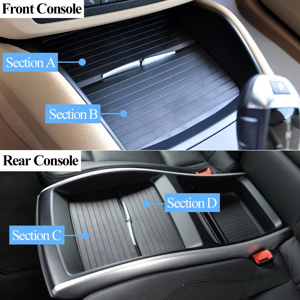 앞뒤 인테리어 중앙 음료수 컵 거치대 커버, 지퍼 롤러 블라인드 커튼, BMW X5 X6 2007-2014 용, E70 E71 E72
