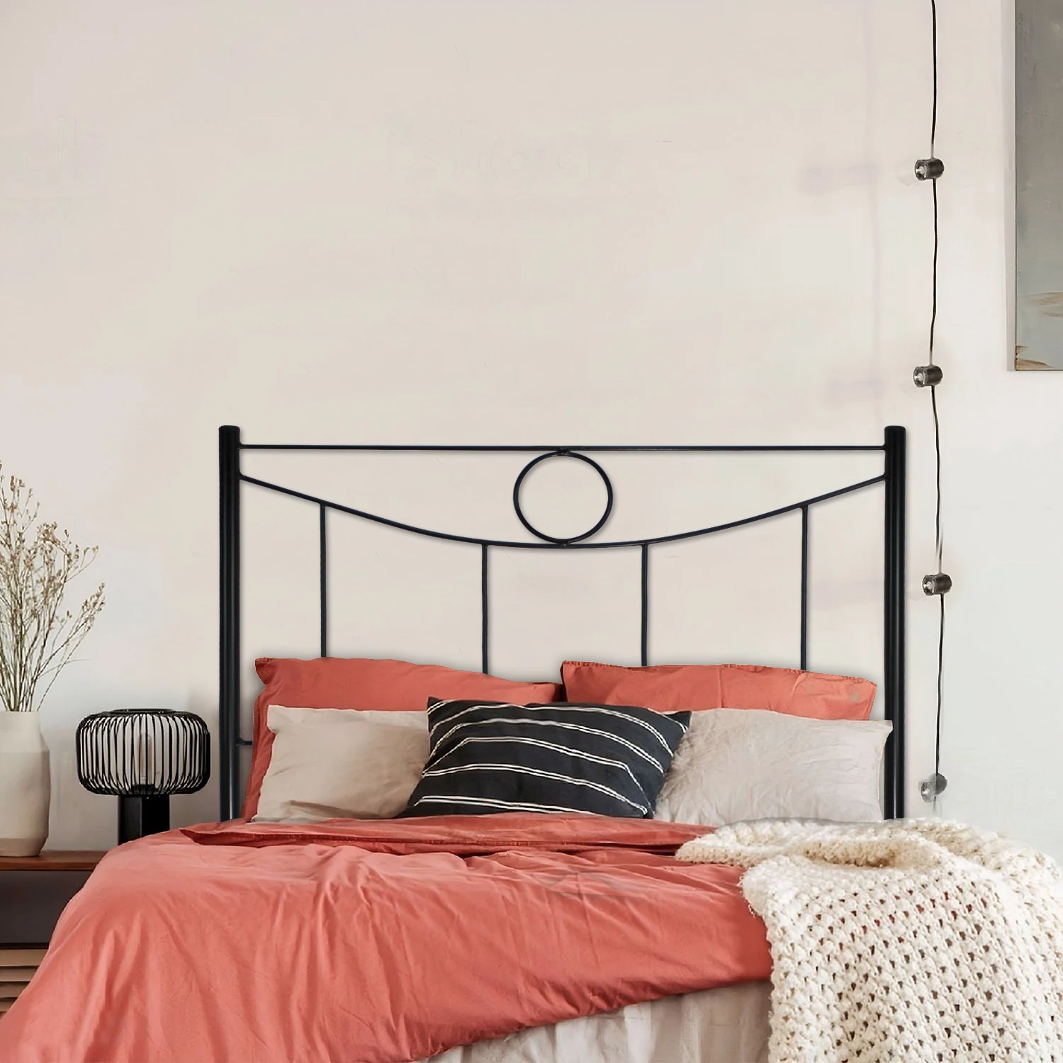 Pack Dormitorio Color Sahara y Blanco Estilo Moderno para Camas de 150 cm ( cabecero + 2 mesitas + cómoda) - AliExpress