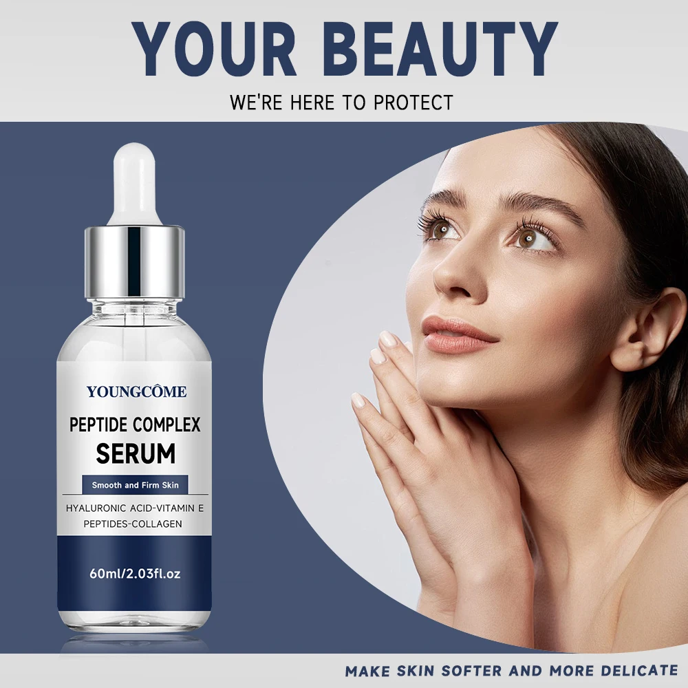 PEPTIDE COMPLEX SERUM for Face for Brightening Skin,Dark Spot Corrector Sensitive Skin Cell Regenerating Lifting Skincare40/60ml 3