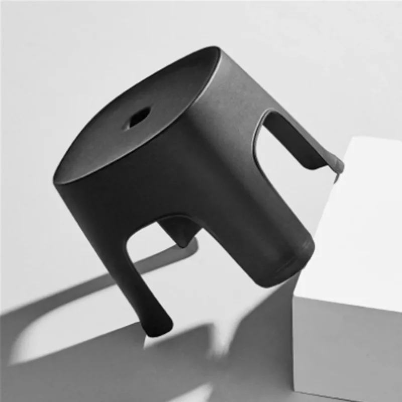 1PC Strong 6Colors Thicken Plain Children Shoe Stools Living Room Non-slip Bath Bench Changing Kid Girl Boy Gift Furniture Decor
