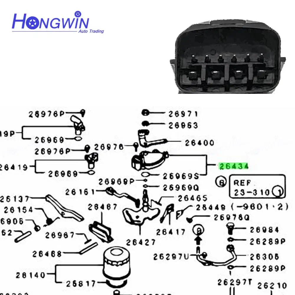 8604A011 Neutral Safety Switch Range Sensor For Mitsubishi Lancer 