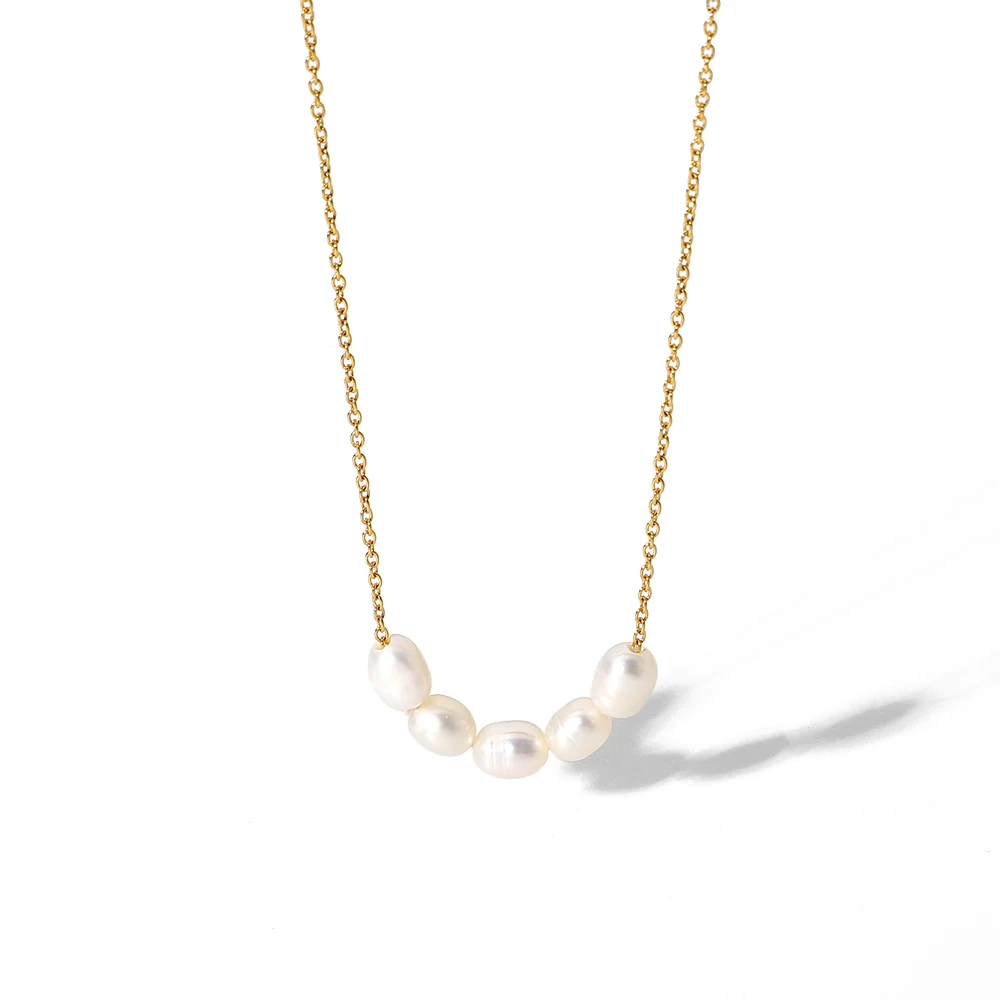 Pearl Drift Necklace | Non-Tarnish main image 1