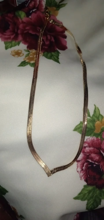 Stylish 3Sixty5 Herringbone Necklace Gold Silver