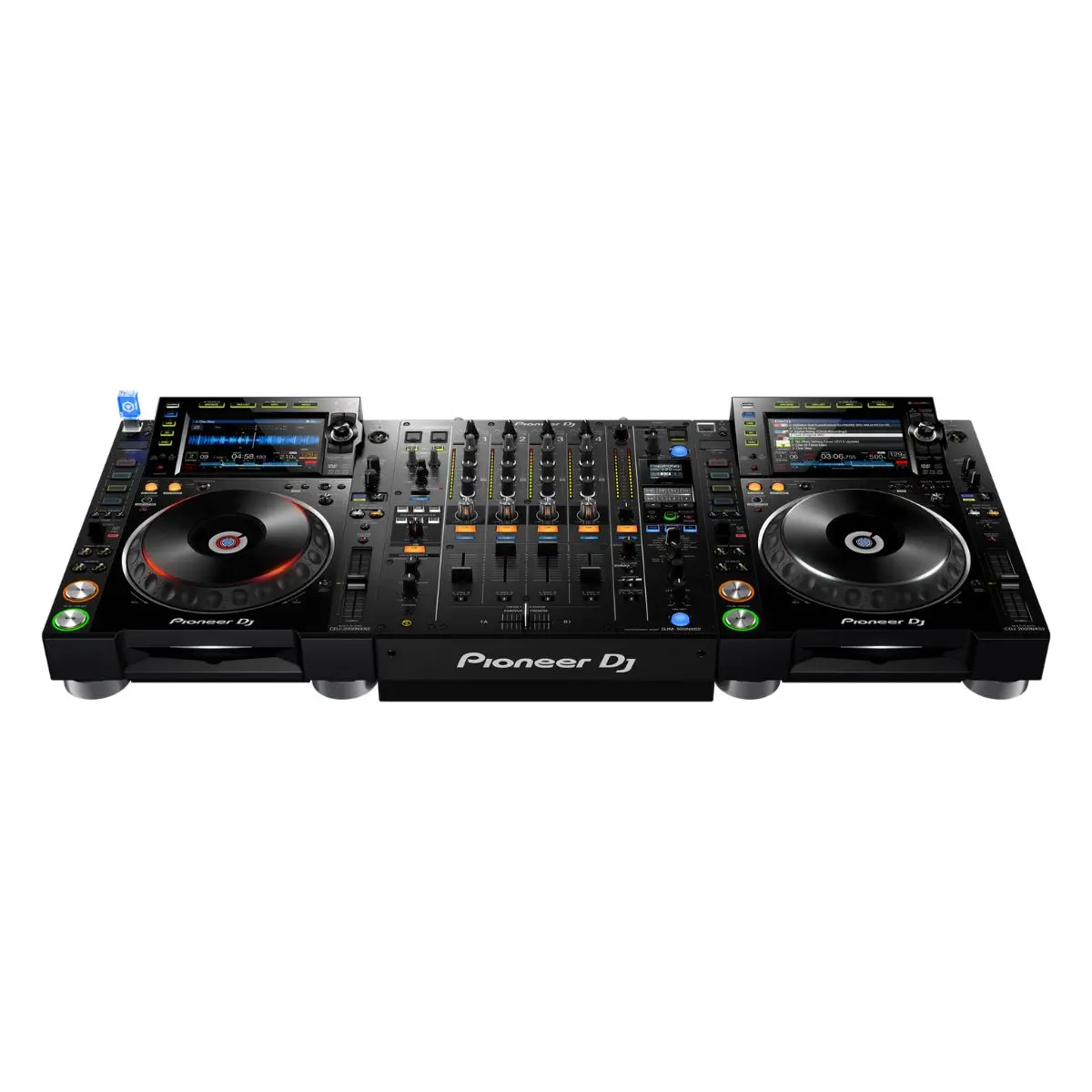 

Dj CDJ-2000 Nexus (2) CD плееры 1 DJM-2000 микшер.