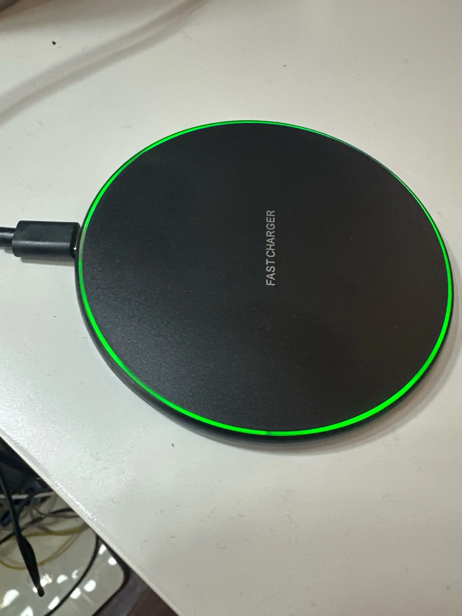 Wireless Charger Mobile Phone Chargers Pad Stand Fast Charging Dock Station photo review