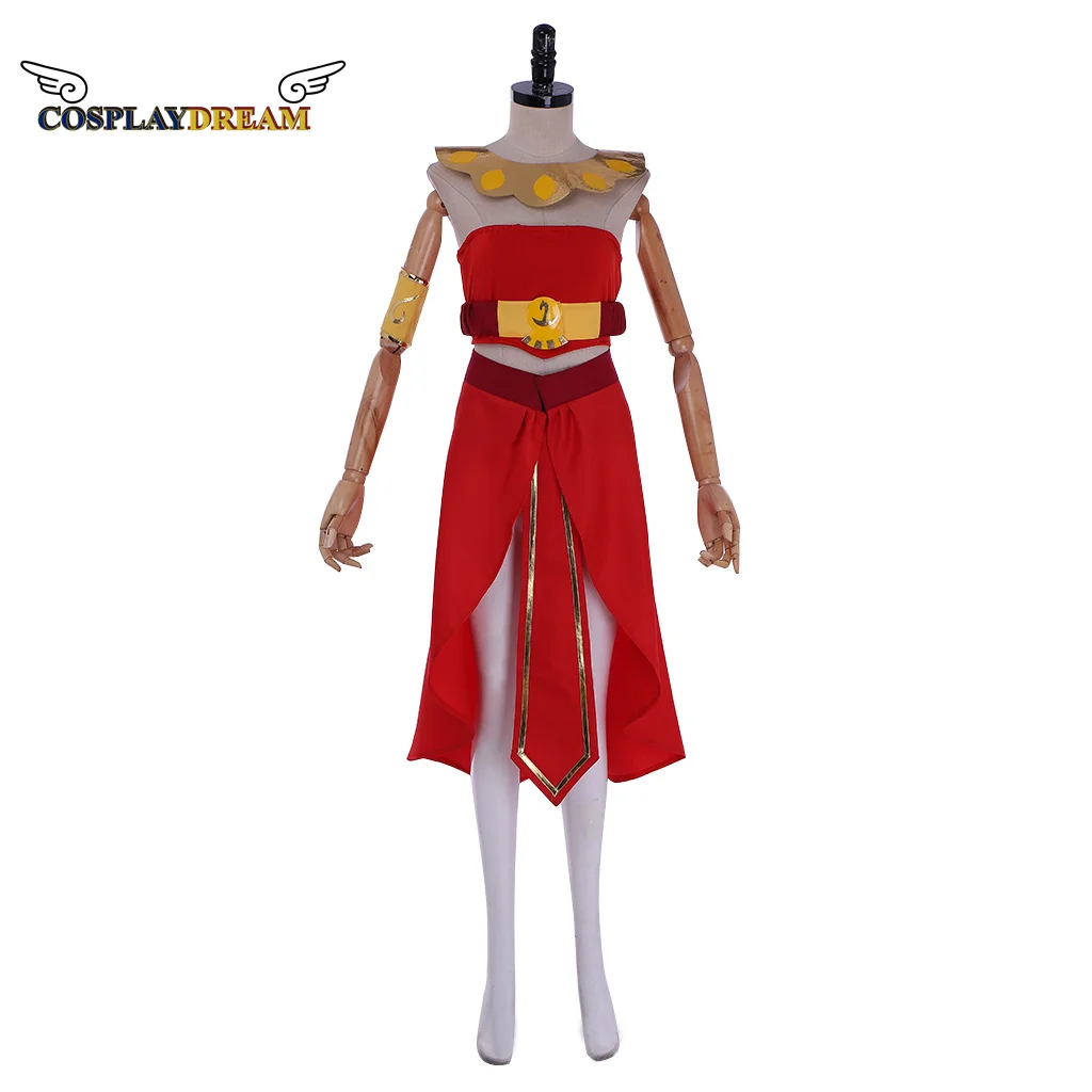 

Костюм Аватара Последний Ажур Азула, костюм для косплея, платье, красное платье, пожарная нация, костюм для взрослых на Хэллоуин, изготовление на заказ