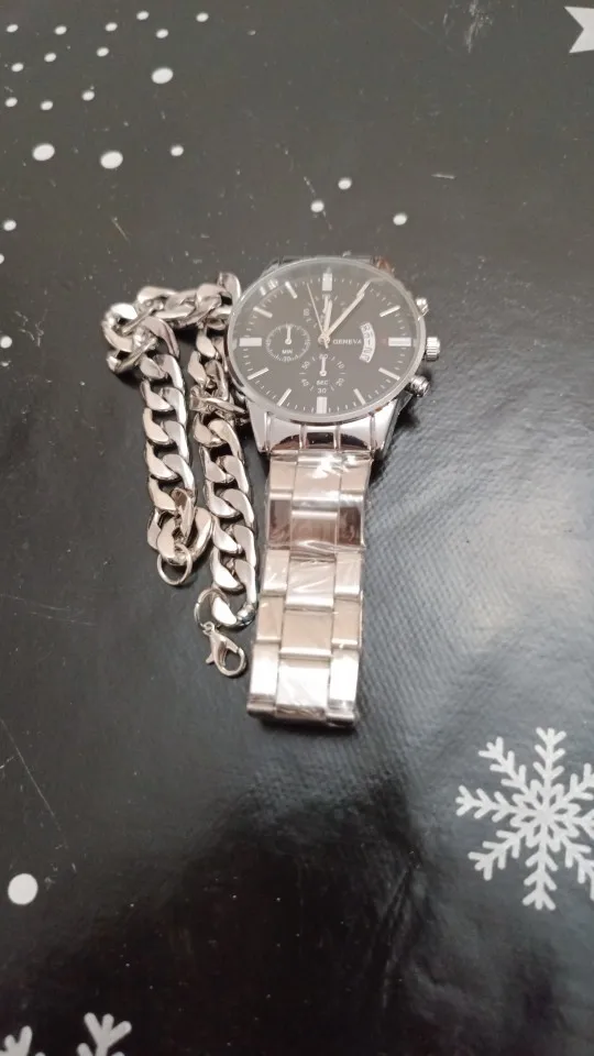 Fashion Men's Stainless Steel Watch photo review