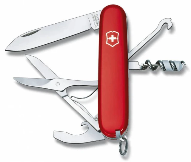 Victorinox Compact,1.3405, 91 mm, 15 functions, red - AliExpress