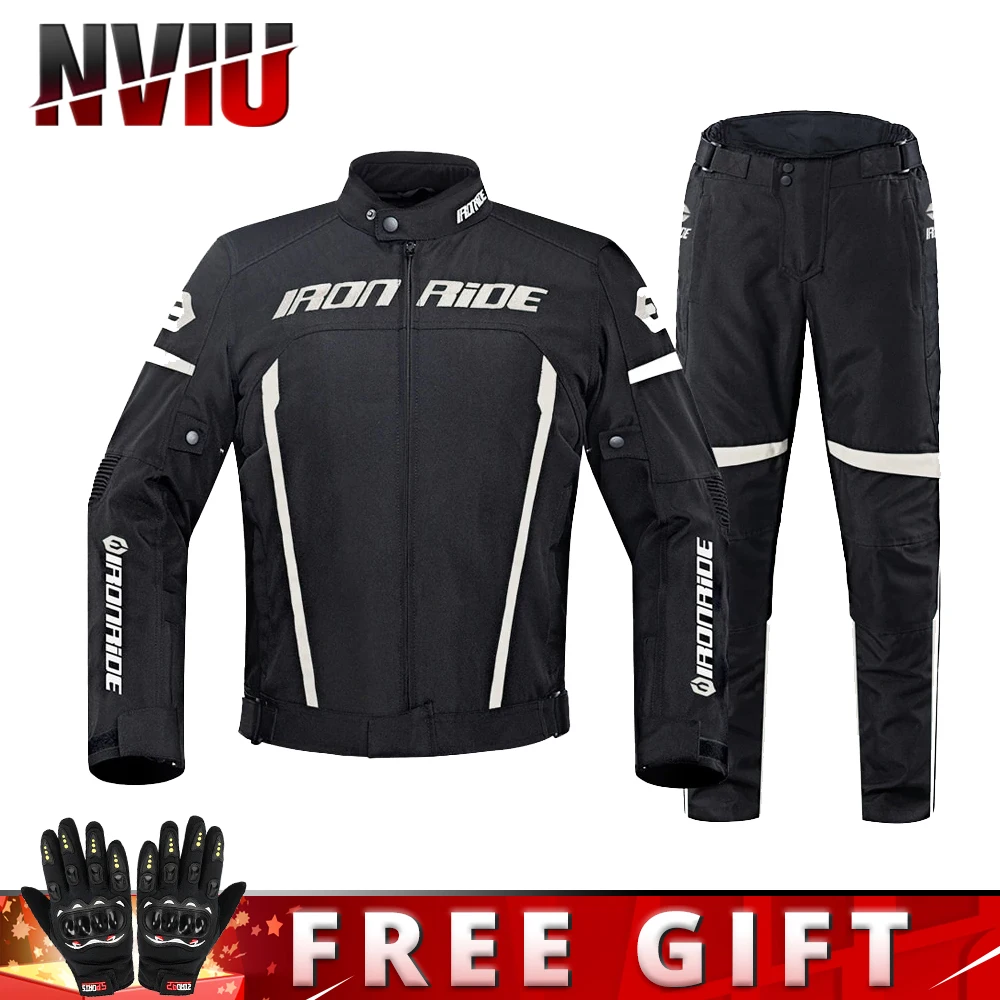 HEROBIKER Motorcycle Jacket Men Motorbike Racing Motocross Clothing Moto Protective Equipment  anti-fall racing suit motocross