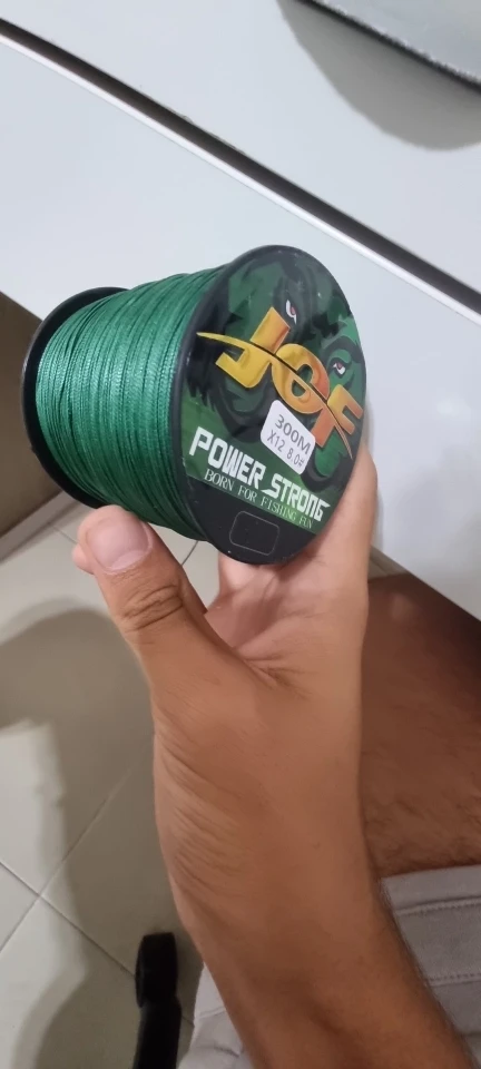 JOF 12 Strands Fishing Line 500M/100M/300/1000M Braided PE Strong Wire Multifilament Durable Sea Saltwater Japan Wire photo review