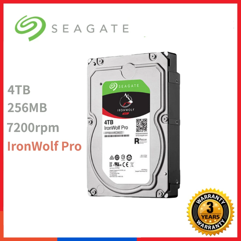 Seagate IronWolf Pro ST16000NE000 16 TB Hard Drive - 3.5 Internal - SATA  (SATA/600), Mechanical Hard Disk