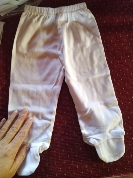3Pcs Sets Pantalones Bebé 0 a 12 Meses Niños Niñas Algodón Leggings Pantalones Color Sólido Bind Pie Cintura Elástica Pantalones Bebé Outfits photo review
