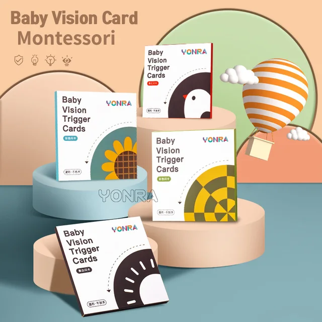 4 In 1 Montessori Sensory Books Baby Children's Kids Educational ToysToddler Parent-child Interactive Knowledge Developing 1