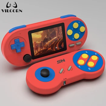휴대용 게임 콘솔 내장 10000 레트로 게임, 미니 휴대용 비디오 게임 콘솔, Sega Snes GBA 어린이 선물용, SF2000, 3 인치