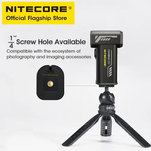 NITECORE CW20 Multipurpose Pocket Photography Fan Electric Portable Fan Stepless Wind Blower for Canon Sony Short Video Camping - Image 3